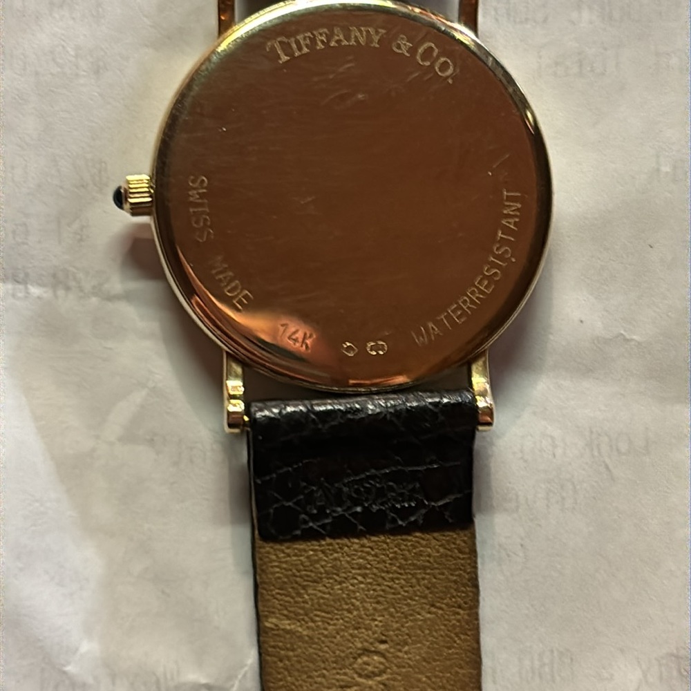 Tiffany & Co Unisex 14k gold watch - Picture 4 of 8
